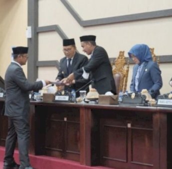 DPRD Makassar Gelar Rapat Paripurna Terkait Penyampaian Rekomendasi Terhadap LKPJ 2021