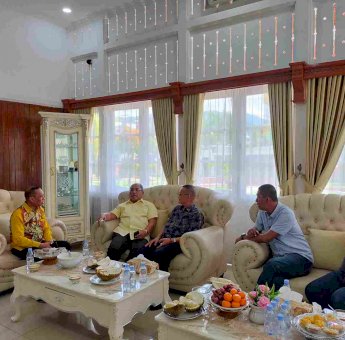 Terima Kunjungan IAS, RMB Komitmen Airlangga Presiden, Taufan Pawe Gubernur Sulsel