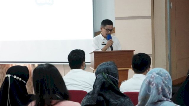 Sekda Luwu Utara, Armiadi saat membuka program TOT Kesehatan Gigi dan Mulut