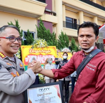 Humas Polda Banten Raih Piagam Penghargaan dari PPJTV
