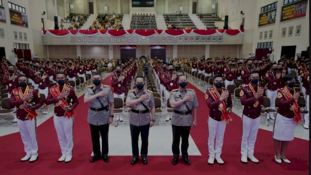 Kapolri Jenderal Pol Listyo Sigit Prabowo menutup pendidikan taruna/i AKPOL. (Ist)