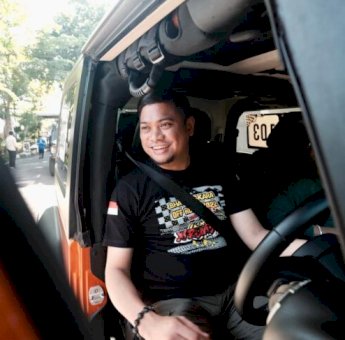 Ramaikan HUT Bhayangkara ke-76, Bupati Gowa Ikut Off Roard di Malino