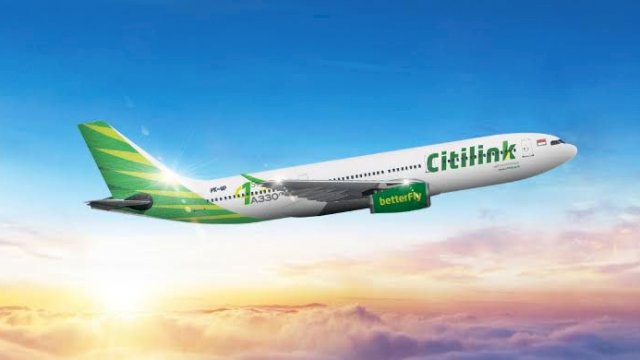 Ilustrasi Pesawat Citilink. (Istimewa)