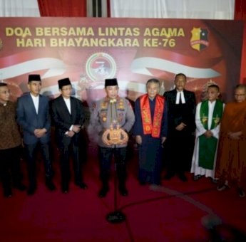 Polri Gelar Doa Lintas Agama untuk Indonesia yang Lebih Baik