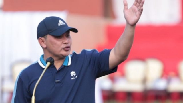 Kapolda Metro Jaya Irjen Pol Fadil Imran, memberikan sambutan saat secara penutupan Kapolda Cup 2022, Jumat (01/07/2022). (Istimewa)