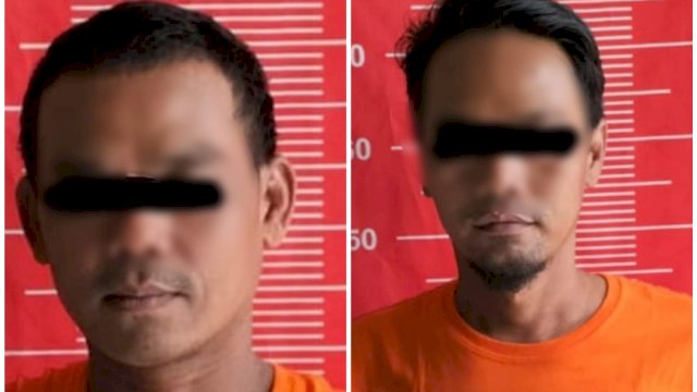 Dua orang pengeroyok (AY) dan (AS) kini ditahan di Polsek Rajeg Polresta Tangerang. (Istimewa)