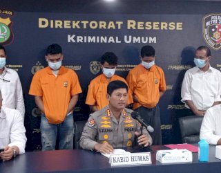 Polisi Berhasil Amankan 3 Pencuri HP di Bogor yang Sabet Korbannya Dengan Senjata Tajam