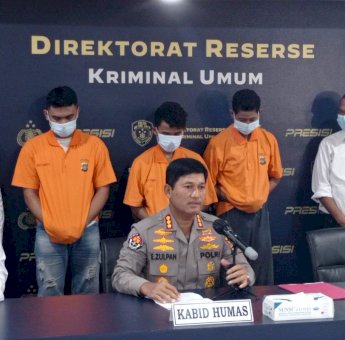 Polisi Berhasil Amankan 3 Pencuri HP di Bogor yang Sabet Korbannya Dengan Senjata Tajam