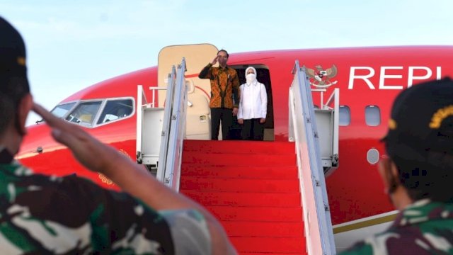 Presiden Joko Widodo beserta Ibu Iriana Joko Widodo dijadwalkan hadiri peringatan hari Bhayangkara Ke-76 di Semarang. (Ist)
