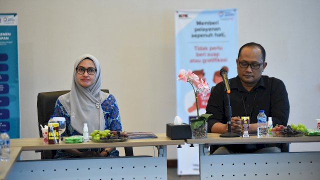 Bupati Luwu utara Indah Putri Indriani, saat melakulan Audience dengan PT. Jasindo Makassar, membahas terkait Tindak Lanjut Kerjasama Asuransi Usaha Ternak Sapi dan Kerbau. (Istimewa)