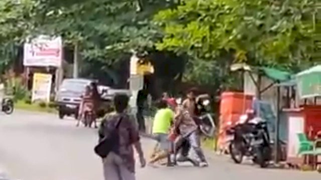 Perkelahian yang menyebabkan satu orang tewas. (Istimewa)