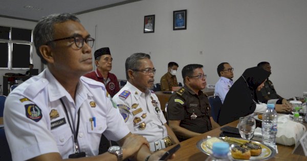 Pemkab Luwu Timur Rakoor Virtual Bersama Forkopimda Sulsel Bahas Persiapan Idul Adha