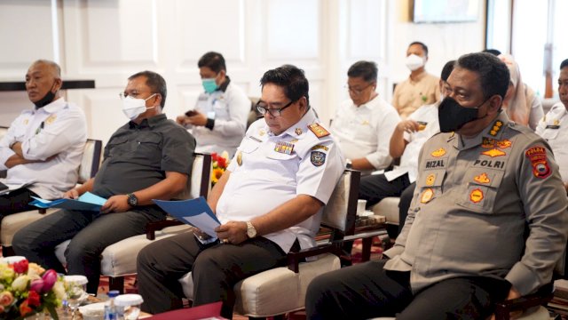 Rapat Koordinasi (Rakor) Persiapan Pelaksanaan Hari Raya Idul Adha 1443 Hijriah, tingkat provinsi Sulawesi Selatan, Rabu (06/07/2022). (Istimewa)