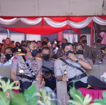 Kapolda Sulbar Hadiri pelantikan Bintara dan Tamtama Polri TA. 2022