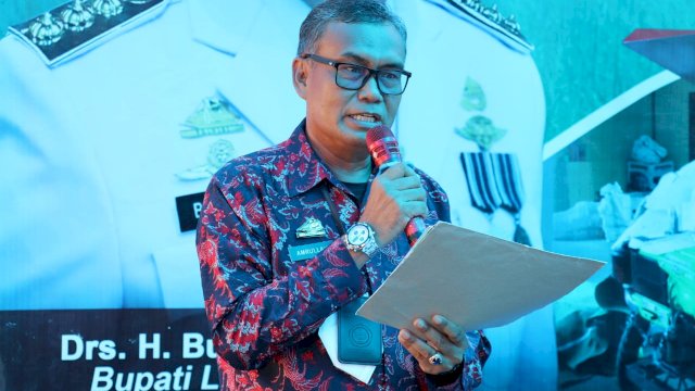 Kepala Dinas Pertanian dan Ketahanan Pangan Kabupaten Luwu Timur, Amrullah Rasyid.