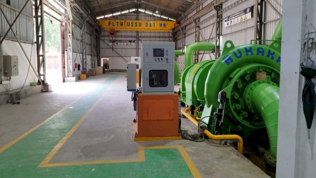 Beroperasinya PLTM Ussu Malili 3x1 MW dapat listriki 3.000 rumah tangga dengan daya 900 Volt Ampere (VA). (Istimewa)