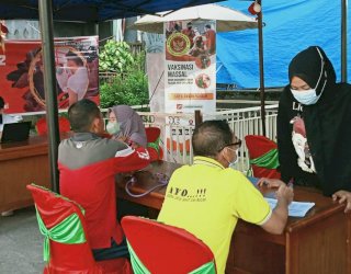 BINDa Sulsel Dorong Korwil Sidrap Genjot Vaksinasi Covid-19