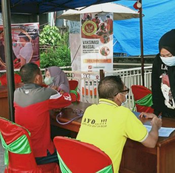 BINDa Sulsel Dorong Korwil Sidrap Genjot Vaksinasi Covid-19