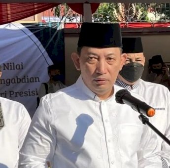 Kapolri dan Wakapolri Serahkan 112 Hewan Kurban Idul Adha 1443 Hijriah