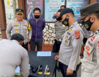 Polresta Mamuju Lakukan Pemeriksaan Senjata Api Berkala dan Cek Kedisiplinan Anggota Dalam Penggunaannya