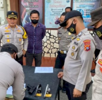 Polresta Mamuju Lakukan Pemeriksaan Senjata Api Berkala dan Cek Kedisiplinan Anggota Dalam Penggunaannya