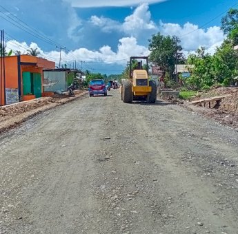 Prioritas Gubernur Sulsel, jalan Rusak di Ruas Salaonro-Ulugalung di Wajo Tengah Progres Rekonstruksi