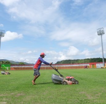 BERITA FOTO: Pemkot Parepare Genjot Persiapkan Stadion BJ Habibie Sebagai Home Base PSM Makassar di Liga 1 2022