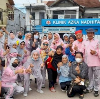 Peringati HUT ke-54, BPJS Kesehatan Makassar Gelar Senam Prolanis di Puskemas