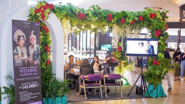 Mercure Makassar menggelar Wedding Exhibition di Trans Mall Makassar selama tiga hari mulai 15 hingga 17 Juli 2022. (Dok. Mercure Hotel)
