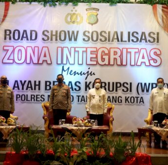 Zona Integritas Menuju WBK, Polres Metro Tangerang Kota Sasar 3 Kecamatan