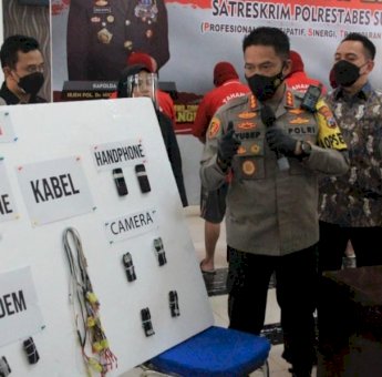 Polrestabes Surabaya Bongkar Sindikat Joki<br>UTBK SBMPTN, Keuntungan Hingga Rp 6 Miliar
