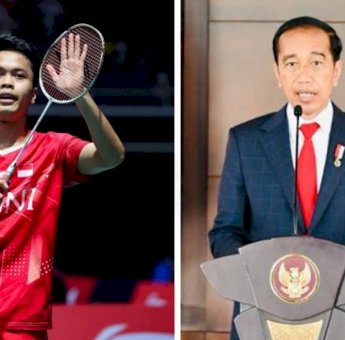 Presiden Jokowi: Selamat Atas Prestasi Pebulutangkis Indonesia di Singapore Open 2022