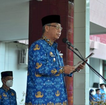 Pimpin Upacara HKN, Wawali Pangerang Rahim Dorong ASN Tingkatkan Kualitas Pengabdian Layani Masyarakat