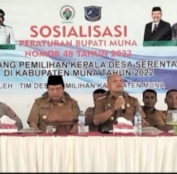 Pilkades Serentak di 124 Desa, Bupati Muna Harap Ketenangan dan Kondusifitas Selalu Dijaga