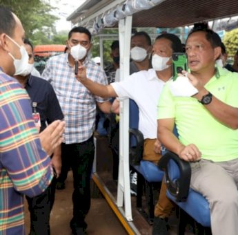 Mendagri Dan Mensesneg Tinjau Area Revitalisasi TMII