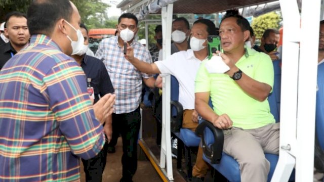 Mendagri Tito Karnavian berkeliling TMII, pastikan wajah baru TMII sebagai daya tarik wisata internasional (Foto:Ist)