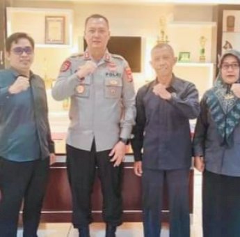 Bangun Sinergitas, Tiga Pimpinan Bawaslu Temui Kapolres Soppeng