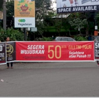 KITRA Makassar Aksi Desak Kenaikan Gaji TNI Polri