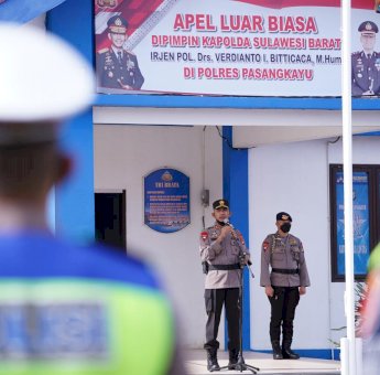 Jangan Cederai Marwah Institusi, Kapolda Sulbar: Tumbuhkan Kebanggaan Menjadi Anggota Polri