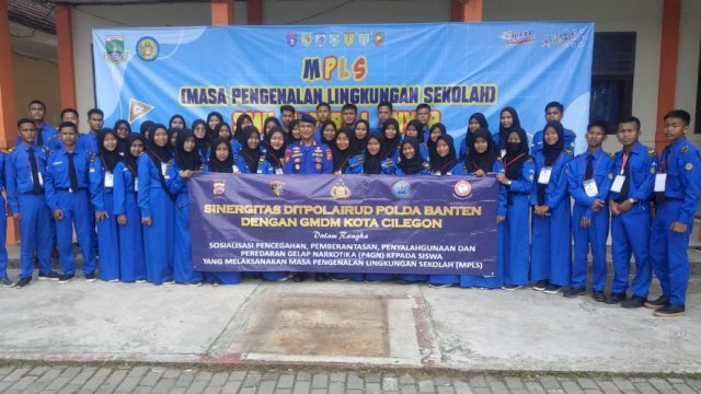 Siswa-Siswi SMKN 1 Anyer setelah mengikuti sosialisasi P4GN. (Istimewa)