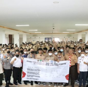 Polisi Gelar Deklarasi Anti Tawuran Bersama Sejumlah Pelajar di Jakarta Barat