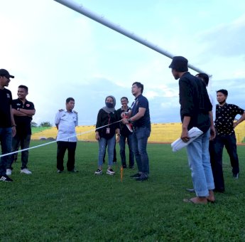 FOTO: Jelang Liga 1, PT LIB Verifikasi Stadion BJ Habibie Sebagai Markas PSM Makassar