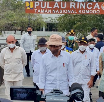 Presiden Jokowi Resmikan Penataan Kawasan Pulau Rinca di TN Komodo, Tekankan Kebersihan Kawasan