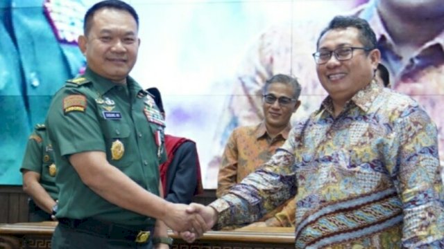 Kasad Jenderal TNI Dudung Abdurachman Saat Hadiri Rampinas SMSI 2022. (Foto: Istimewa).