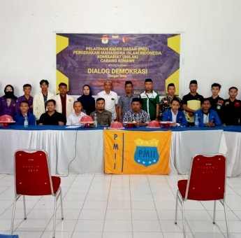 PMII Komisariat Unilaki Konawe Gelar Dialog Demokrasi