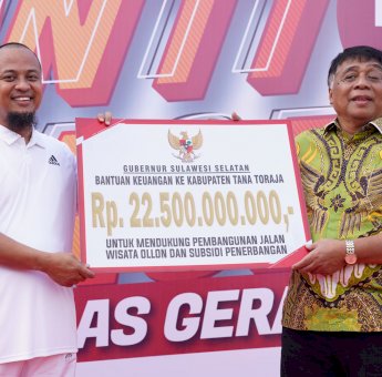 Beri Bantuan Keuangan Rp22,5 Miliar untuk Ollon Toraja, Gubernur Sulsel: Harus Segera Direalisasikan