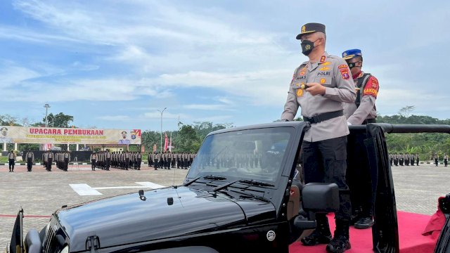 Kapolda Kaltim Irjen Pol Imam Sugianto Resmi Buka Pendidikan Pembentukan Bintara Polri T.A 2022.(Foto: Istimewa)