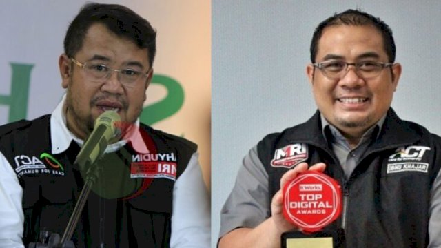 Tersangka Dugaan Penyelewengan Dana ACT Ahyudin dan Ibnu Khajar. (Ist)
