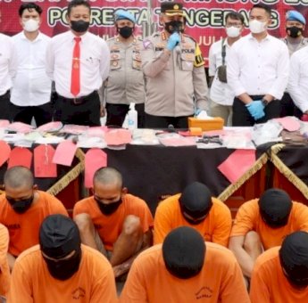 Polresta Tangerang Amankan 19 Motor, Bekuk 30 Tersangka