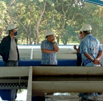 Jelang Pekerjaan Uprating, Dirtek PDAM Makassar Kunjungi Instalasi Maccini Sombala